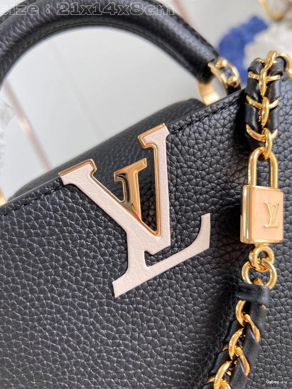LOUIS CAPUCINES MINI-21*14*8CM VUITTON 0805